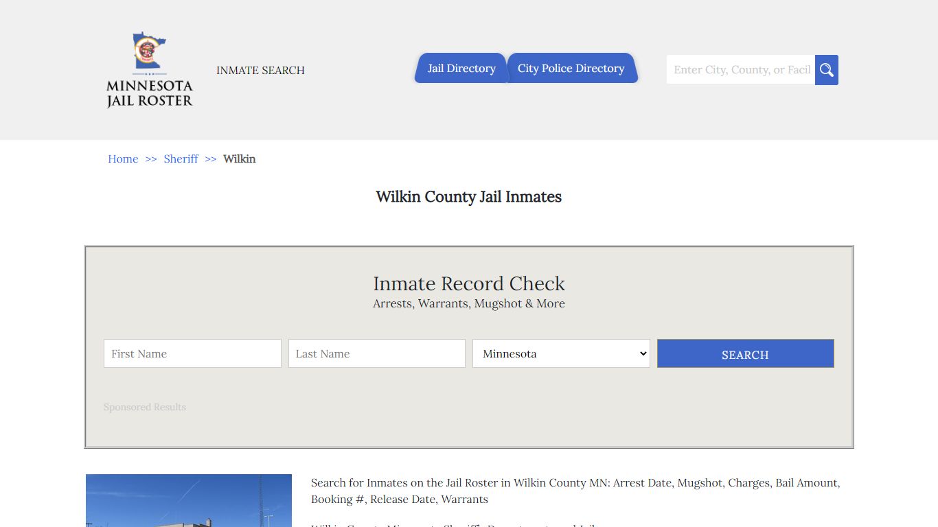 Wilkin County Jail Inmates | Jail Roster Search - Minnesota Jail Roster